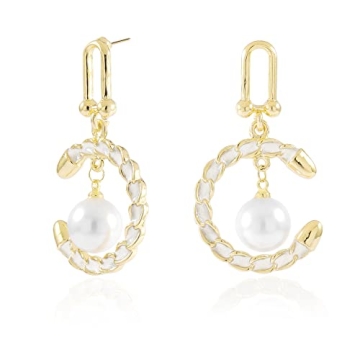 C Stud Earrings for Women - Letter C Earrings，Gift for Birthday, Thanksgiving, Mother's Day, Casua...