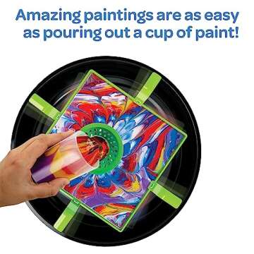 Crayola Washable Paint Pour Set, 20pc Paint Set, Gift for Kids, 8, 9, 10, 11