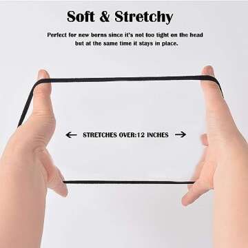 CellElection Baby Girl Headbands – 100 High Stretchy Pieces