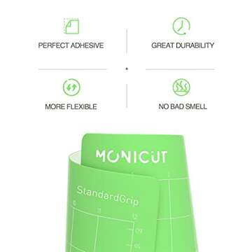 Monicut 12x24 Cutting Mat for Cricut Maker and More