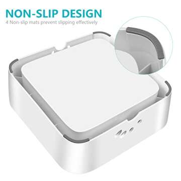 UPSKY Dog Water Bowl Upgrade 70oz Large Capacity No Spill Slow Feeder Vehicle Carried 2L Pet Water Dispenser Travel Water Bowl for Dogs, Cats