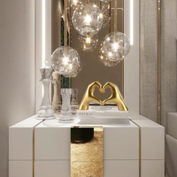 MOYI Love Heart Shape Statue - Elegant Gift for All Occasions