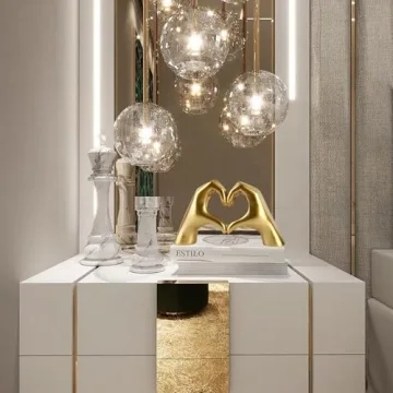 MOYI Love Heart Shape Statue - Elegant Gift for All Occasions