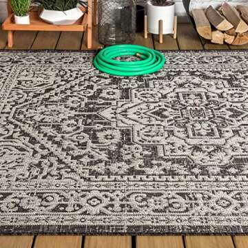 Durable JONATHAN Y Sinjuri Medallion Indoor Outdoor Rug