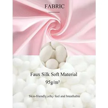 Kihnop Pink Bridesmaid Robes with Lace Trim for Weddings