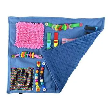 RainbowStar Fidget Blanket for Calmness and Engagement