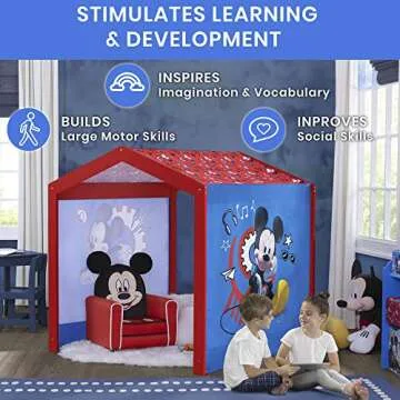 Disney Mickey Mouse Indoor Playhouse & Chair Desk Set