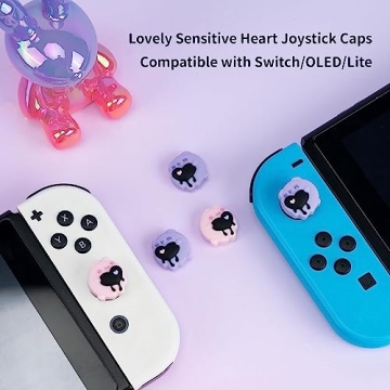 Cute GeekShare Thumb Grip Caps for Switch Controllers