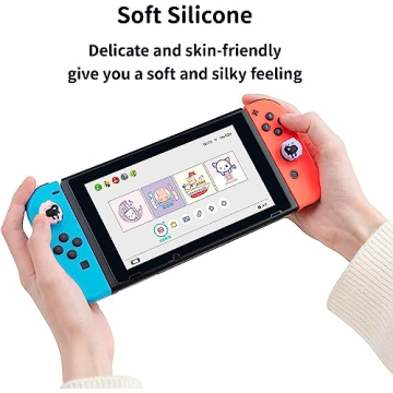 Cute GeekShare Thumb Grip Caps for Switch Controllers