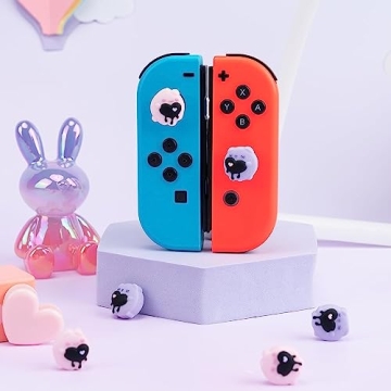Cute GeekShare Thumb Grip Caps for Switch Controllers