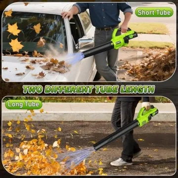 RYAHT Cordless Leaf Blower 21V with 2 Batteries and Charger