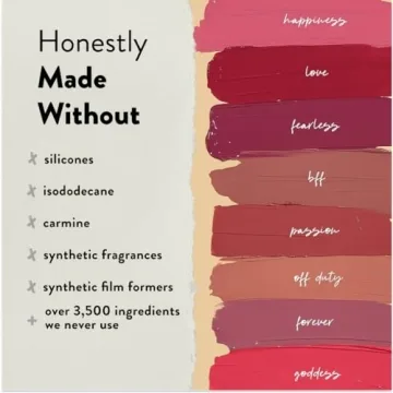 Honest Beauty Hydrating Liquid Lipstick - Vegan, EWG Verified