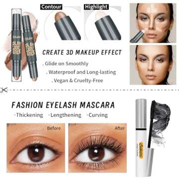 YBUETE Makeup Set Kit for Women and Teens - Essential Beauty Tools