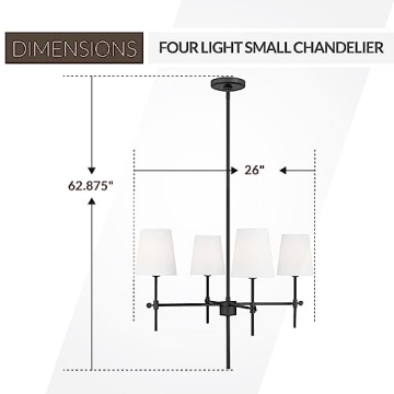 Generation Lighting Baker Chandelier | Stylish Ceiling Fixture