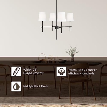 Generation Lighting Baker Chandelier | Stylish Ceiling Fixture