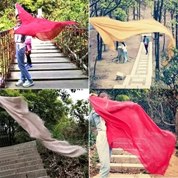 Wobe Women's Cotton Hemp Scarves - 3 Pcs Set