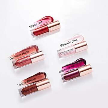 Revolution Shimmer Bomb Lip Gloss with Vitamin E in 6 Shades