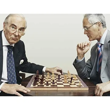 AMEROUS 15 Inch Portable Magnetic Travel Chess Set