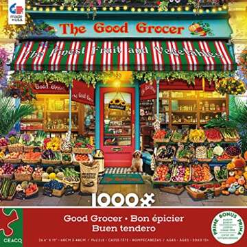 Gary Walton Good Grocer 1000 Piece Puzzle for All Ages