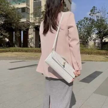 Stylish JYG Woven Handbag in PU Leather for Every Occasion