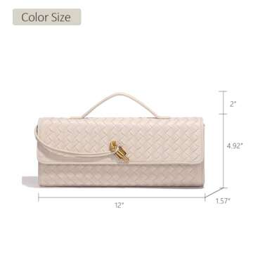 Stylish JYG Woven Handbag in PU Leather for Every Occasion