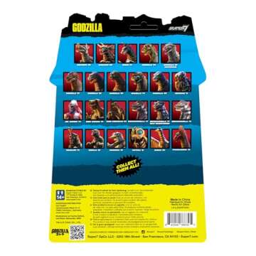 Super7 Toho Reaction Figures Wave 07 - Godzilla '84 (Heat Ray) Action Figure