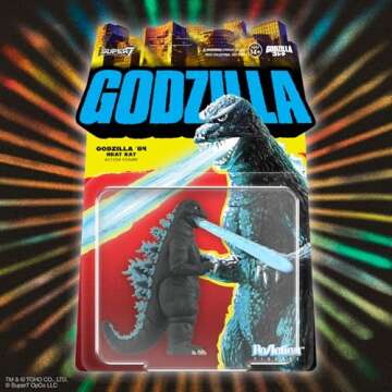 Super7 Toho Reaction Figures Wave 07 - Godzilla '84 (Heat Ray) Action Figure