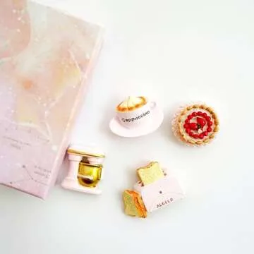 8PCS Pink Decorative Refrigerator Magnets - Fun Floral Home and Kitchen Decor