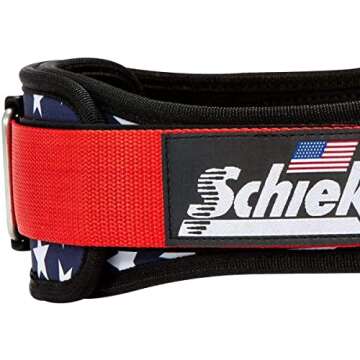 Schiek 2004 Stars n' Stripes Lifting Belt for Perfect Fit