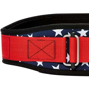Schiek 2004 Stars n' Stripes Lifting Belt for Perfect Fit