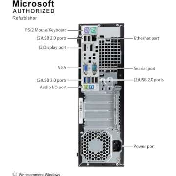 HP 600 G1 SFF PC & 24in FHD Monitor Bundle