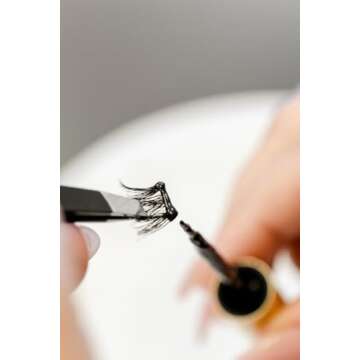 WinkClique Eyelash Adhesive (Black) - Eyelash Extension Glue, Waterproof, 7-10 Day Long Lasting DIY Eyelash Glue