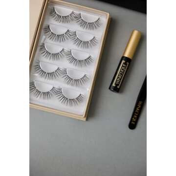 WinkClique Eyelash Adhesive (Black) - Eyelash Extension Glue, Waterproof, 7-10 Day Long Lasting DIY Eyelash Glue