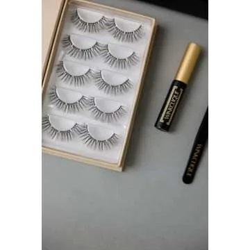 WinkClique Eyelash Adhesive (Black) - Eyelash Extension Glue, Waterproof, 7-10 Day Long Lasting DIY Eyelash Glue