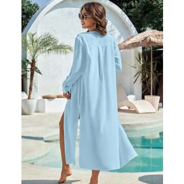 Blooming Jelly Long Beach Coverup for Summer Fun