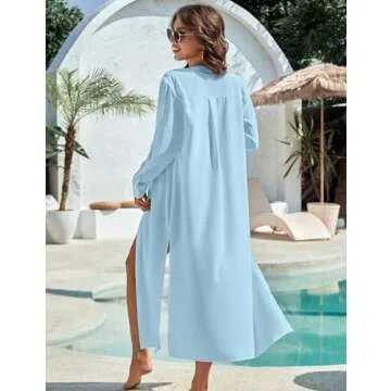 Blooming Jelly Long Beach Coverup for Summer Fun