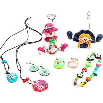 ifergoo Polymer Clay, Modeling Clay for Kids DIY Starter Kits, Oven Baked Model Clay, Non-Toxic, Non-Sticky, with Sculpting Tools, Ideal Gift for Children and Artists