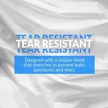 Reli. 13 Gallon Trash Bags Bulk Strong Clear 1000 Count