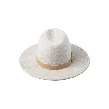 Stylish Wool Felt Fedora Hat for Women