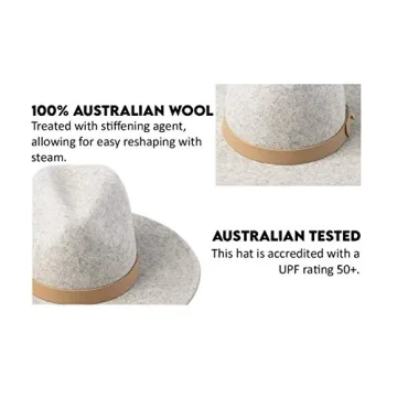 Stylish Wool Felt Fedora Hat for Women