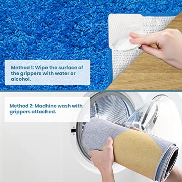 Lancord Rug Tape Large Non Slip Reusable Rug Grippers