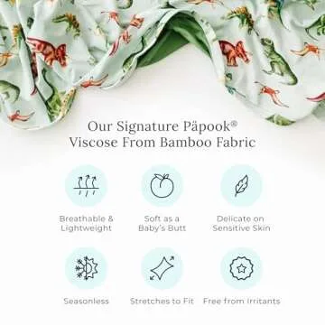 Posh Peanut Baby Rompers Pajamas - Newborn Sleepers Boy Clothes - Kids One Piece PJ - Soft Viscose from Bamboo (Enzo, 6-9 Months)