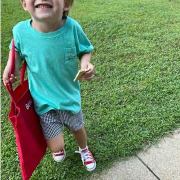 Karuedoo Toddler Baby Boy Girl Shorts Gingham Plaid Shorts Summer Casual Elastic Waist Pants