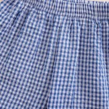 Karuedoo Toddler Gingham Shorts for Summer Style