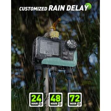 RAINPOINT 3 Zone Sprinkler Timer with Brass Inlet