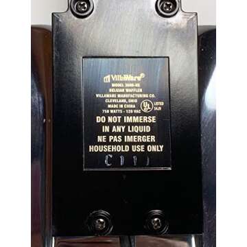 VillaWare V3600-NS Prego Nonstick Pizzelle Baker