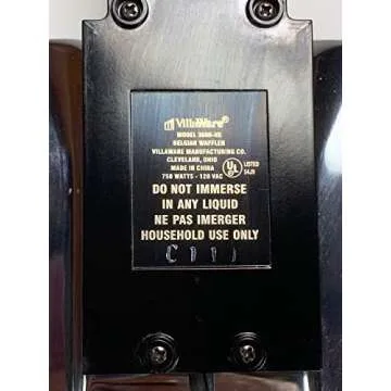 VillaWare V3600-NS Prego Nonstick Pizzelle Maker