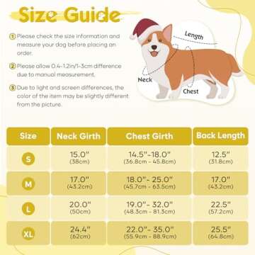 Weesiber Dog Raincoat, Adjustable Waterproof Dog Rain Jacket Poncho with Reflective Strip and Leash Hole, Lightweight Pet Rain Coat for Small to X-Large Doggos (XL, Yellow)