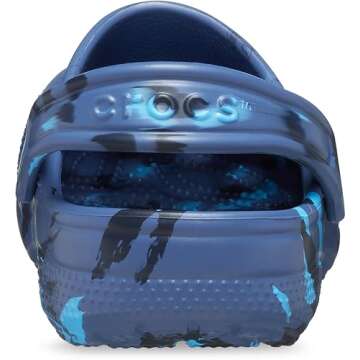 Bright & Fun Crocs Classic Marbled Tie-Dye Clog for Kids