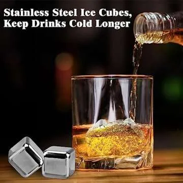 Kaymncuz Cocktail Smoker Kit with Torch, Whiskey Smoker Kit with 6 Flavors Wood Chips, 2 Whiskey Stones, Gifts for Men, Dad, Husband(No Butane)